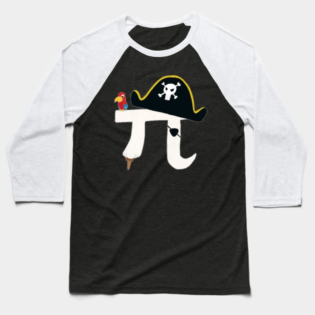 Pi-rate Baseball T-Shirt by obmik